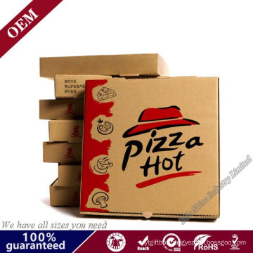 OEM Paper Box Eco Friendly Pizza Box Take Away Hexagonal Printing Pizza Delivery Box 10 Inch Paper Pizza Box